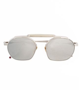 Jacques Marie Mage + Aviator Frame Sunglasses