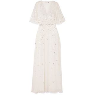 Temperley London + Topiary Sequinned Chiffon Gown