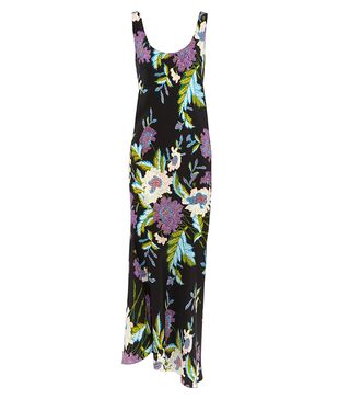 Diane von Furstenberg + Floral-Print Silk Crepe de Chine Maxi Dress