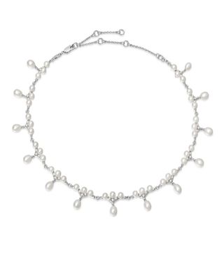 Links of London + Orbs Pearl & Sterling Silver Choker Necklace