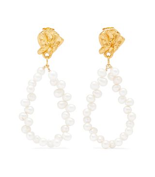 Alighieri + Apollo's Story Gold-Plated Pearl Earrings