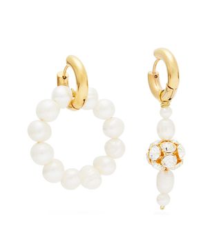 Timeless Pearly + Mismatched Freshwater-Pearl Earrings