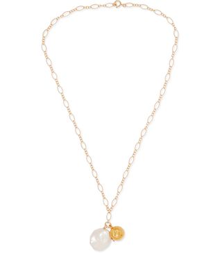 Alighieri + The Moon Fever Gold-Plated Pearl Necklace