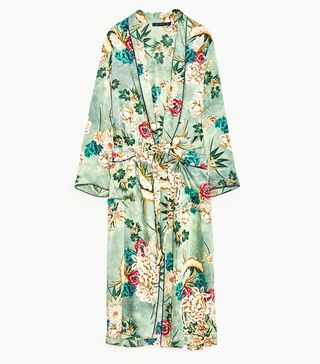 Zara + Printed Kimono
