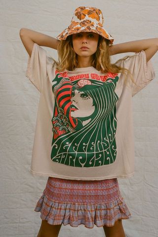 Urban Outfitters + Jefferson Airplane T-Shirt Dress