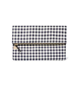 Clare V + Supreme Gingham Leather Clutch