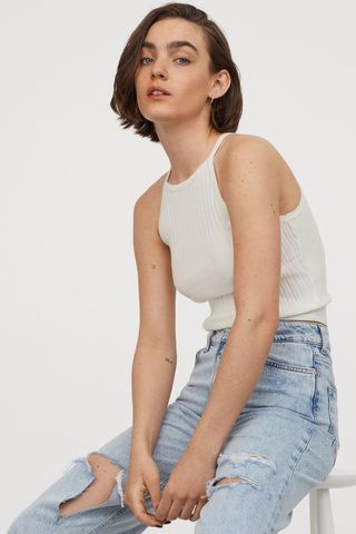 H&M + Ribbed Tank Top