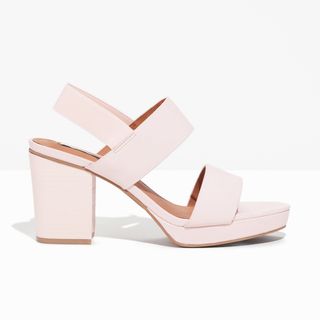 & Other Stories + Heeled Leather Sandals