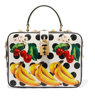 Dolce & Gabbana + Printed Textured-Leather Tote
