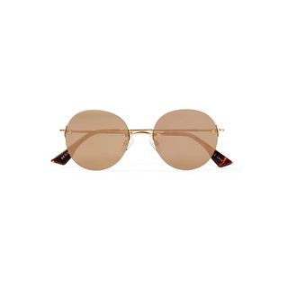 Le Specs + Bodoozle Round Frame Sunglasses