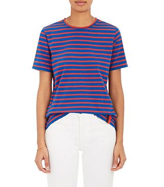 Kule + Striped Cotton T-Shirt