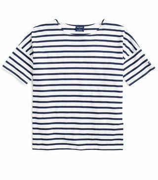 Saint James for J.Crew + Short-Sleeve Slouchy T-Shirt