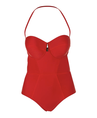 Chromat + X Bustier Swimsuit