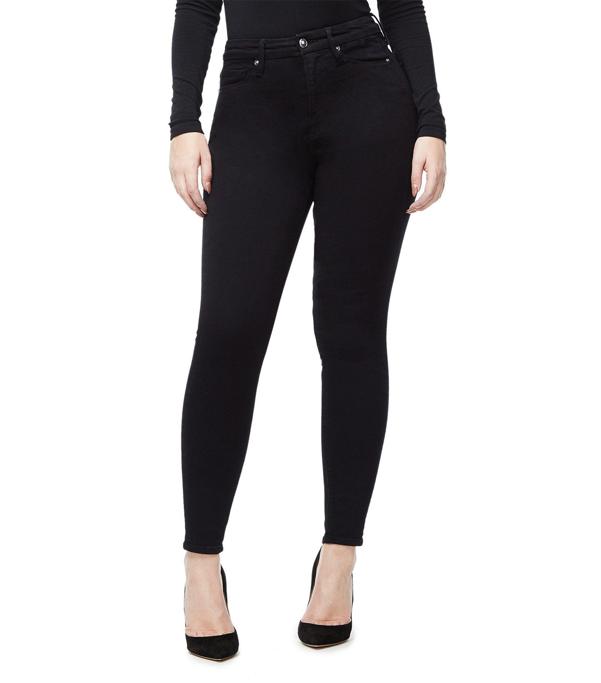 Good American + Good Waist in Black 004