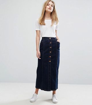 Gestuz Christina + Dark Denim Skirt