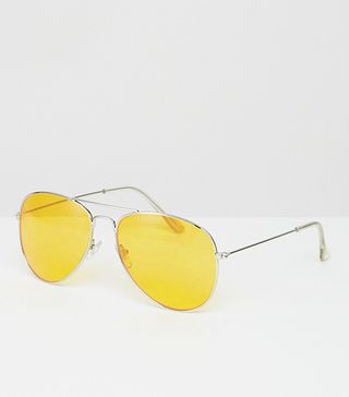 Jeepers Peepers + Yellow Tinted Sunglasses