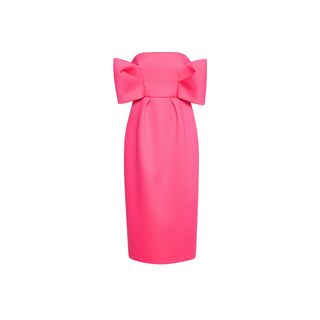 Delpozo + Strapless Dress With Bows