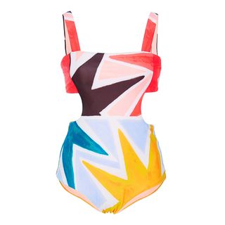 Mara Hoffman + Superstar Printed Swimsuit