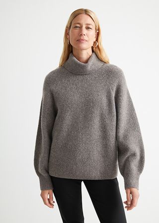 & Other Stories + Turtleneck Wool Knit Sweater
