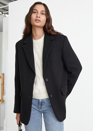 & Other Stories + Oversized Wool Blazer