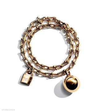 Tiffany & Co. + Tiffany City HardWear Wrap Bracelet in 18k Gold, Medium