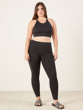 Girlfriend Collective + Mid Rise Full Length Pant