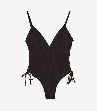 Zara + Knotted Swimsuit