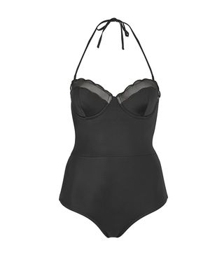 Topshop + Scallop Structure Swimsuit