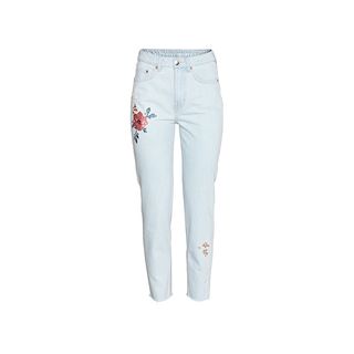 H&M + Embroidered Jeans
