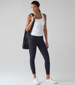 Lululemon + Free to Flow 7/8 Tights in Midnight Navy/White