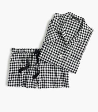 J.Crew + Gingham Pajama Set