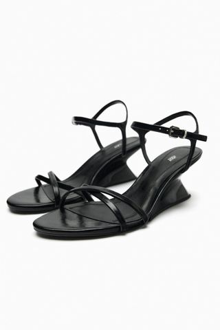 Zara + Chunky Wedge Sandal