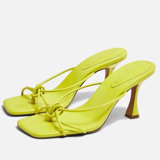 Topshop + Rex Lime Knot Mules