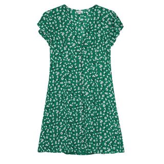 Rails + Helena Green Floral-Print Mini Dress
