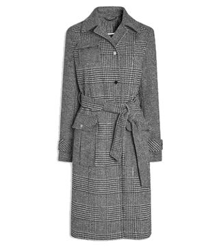 Next + Monochrome Check Coat