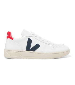 Veja + V-10 Low-Top Leather Trainers