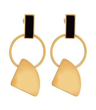Marni + Gold Tone Clip-On Earrings