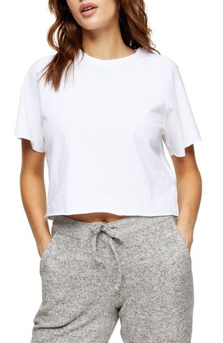 Topshop + Raglan Crop T-Shirt