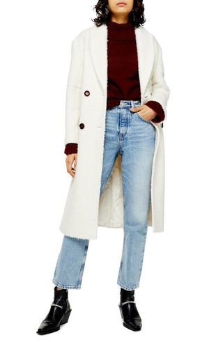 Topshop + Kim Bouclé Coat