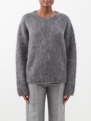Toteme + Boxy Alpaca-Blend Sweater