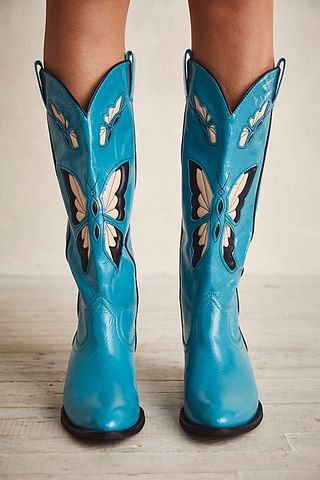 Jeffrey Campbell + Mariposa Tall Western Boots