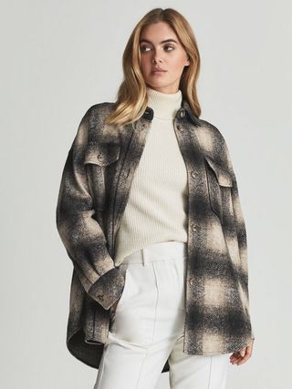 Reiss + Emery Checked Flannel Overshihrit
