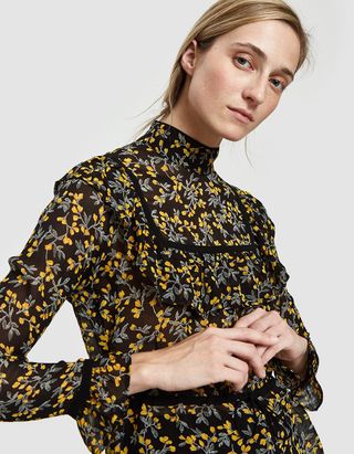 Ganni + Marceau Georgette Blouse