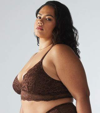 Savage x Fenty + Floral Lace Triangle Bralette