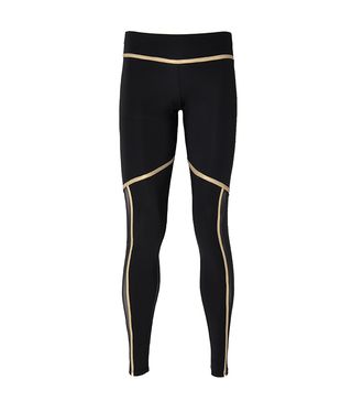 Luli Fit + Warrior Spirit/Gold Trimmed Leggings