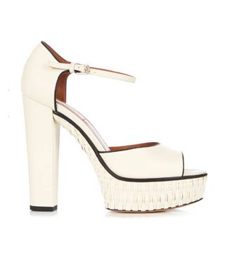 Valentino + Baracoa Wicker Platform Sandals