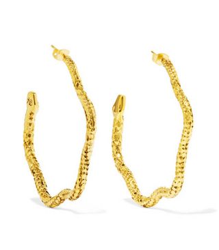 Aurélie Bidermann + Tao Gold-Plated Hoop Earrings