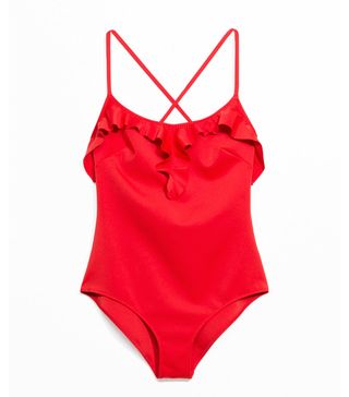 & Other Stories + Frill Swimsuit