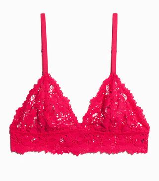 & Other Stories + Floral Lace Wide Band Soft Bra