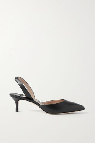 Manolo Blahnik + Carolyne 50 Slingback Pumps